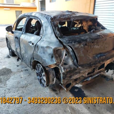 Fiat 500X 1.4 benzina/gpl bruciata parzialmente